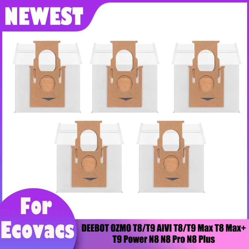 For Ecovacs DEEBOT OZMO T8/T9 AIVI T8/T9 Max T8 Max+ T9 Power N8 Pro N8 Plus Robot Vacuum Cleaner Dust Bags Replacement