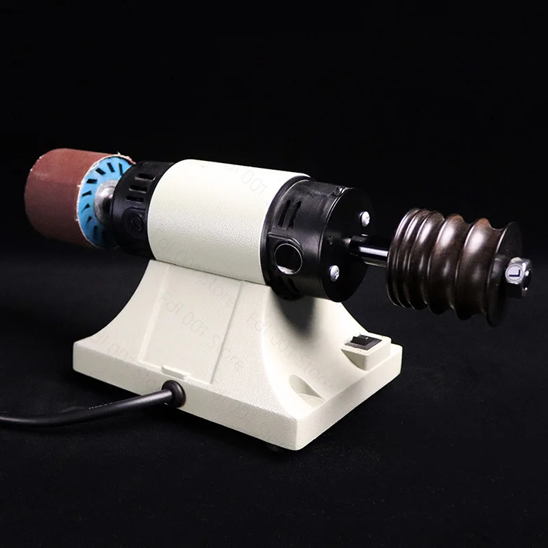 Leather Belt & Leather Products Polishing Machine 110V/220V Electric Sanding Machine Leather Shoe Shining Tool