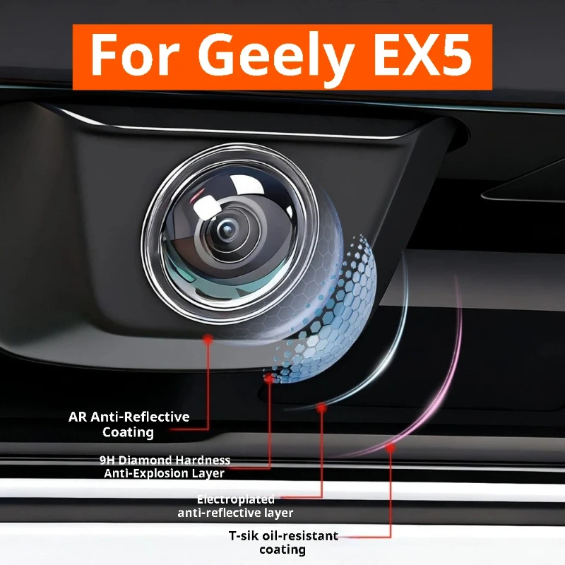 For Geely Galaxy E5 EX5 Galaxy E5 EX5 Proton eMas 7 Car Camera Protective Cover Reverse Camera Waterproof Guard Accessories
