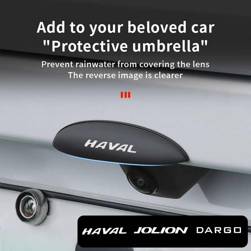 Car Reversing Rear Camera Rain Cover ABS Rain-Proof Car Reverse Camera For Haval JOLION M4 Dargo H6 H2 H5 H7 H8 H9 F7