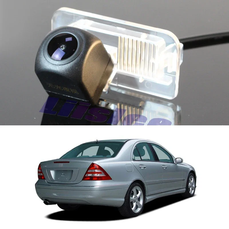 For Mercedes Benz C W203 Sedan 2001~2007 Car Rear Camera Reverse Image CAM Night View AHD CCD WaterProof 1080 720 Back Up Camera