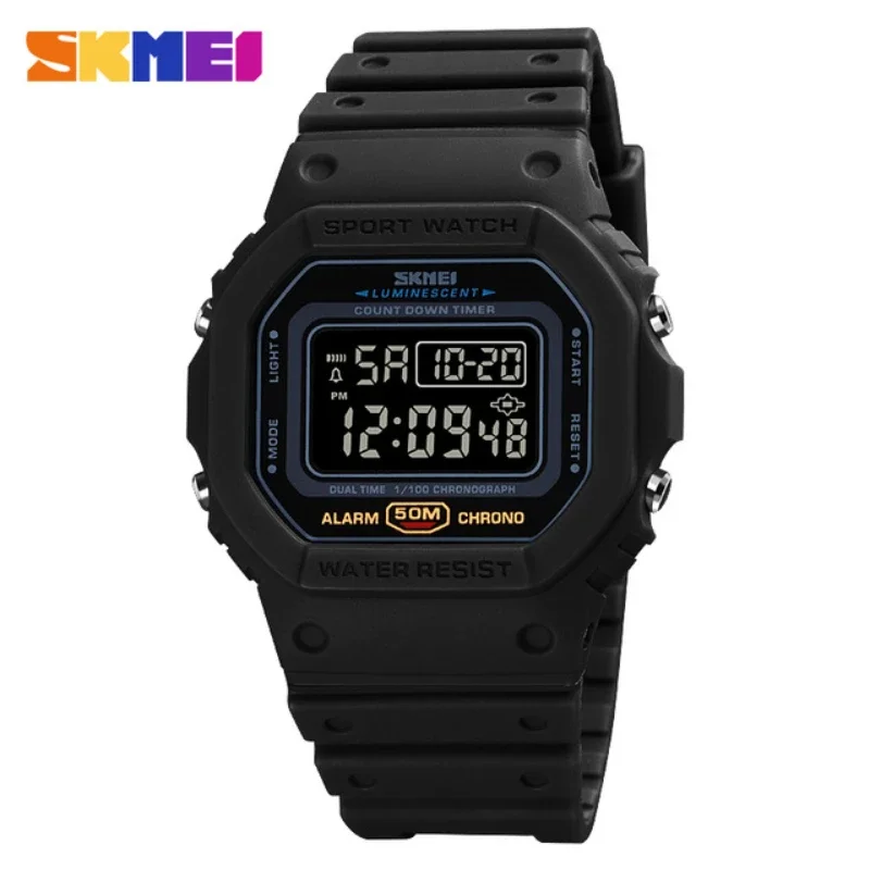 Skmei 1628 Military Digital Watch for Men Retro Sport Waterproof Mens Electronic Wristwatch Led Display Clock 1988 Reloj Hombre