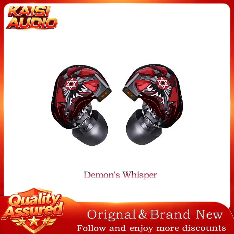 ARTPICAL Lucifer Flagship HIFI Moving-Coil Earbuds with Titanium Diaphragm 4.4 Balanced Wired Design for Superior Sound Quality