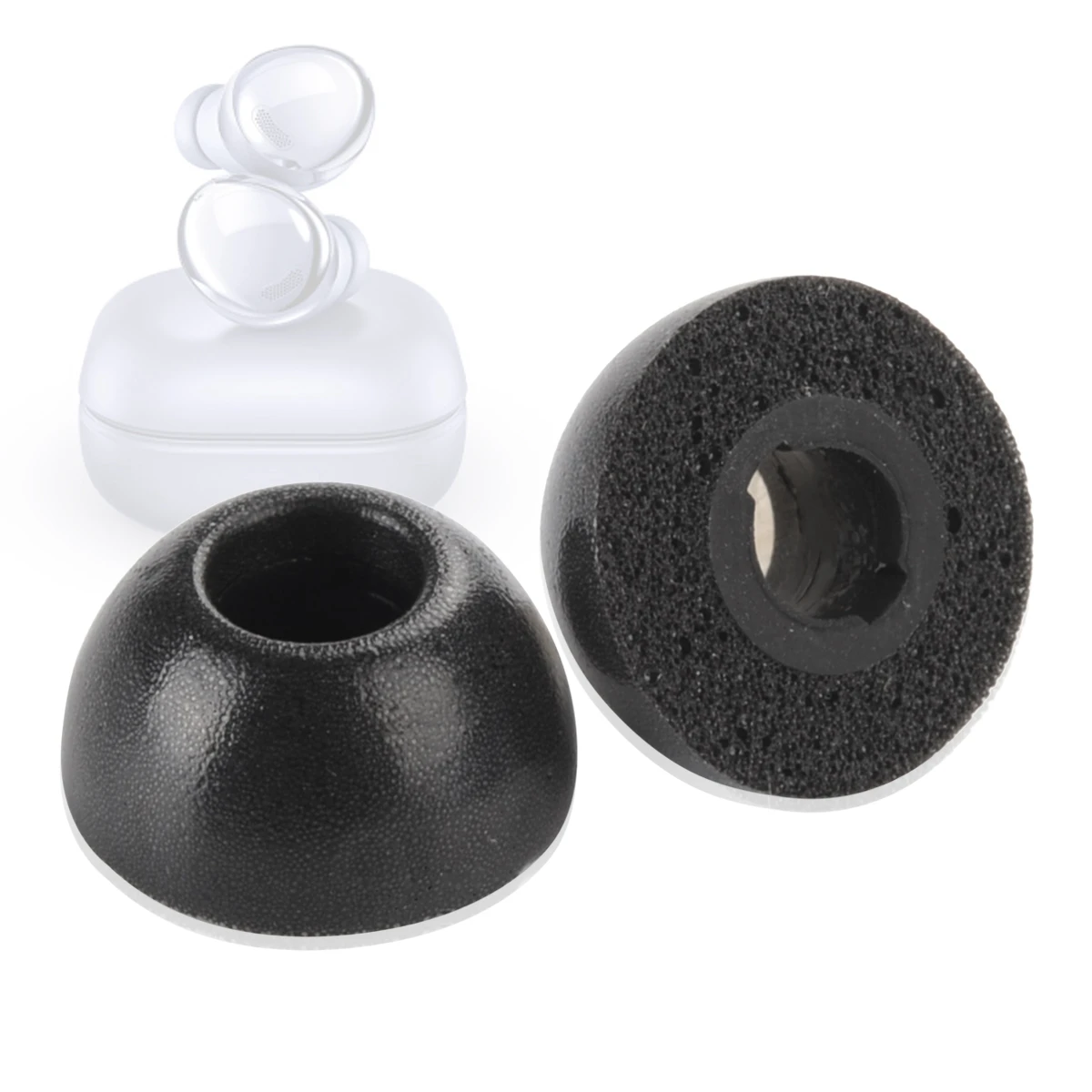 2Pcs Memory Foam Ear Tips for Samsung Galaxy Buds Pro Eartips Buds 2 true wireless Earbuds Tips Noise Reducing Anti-Slip