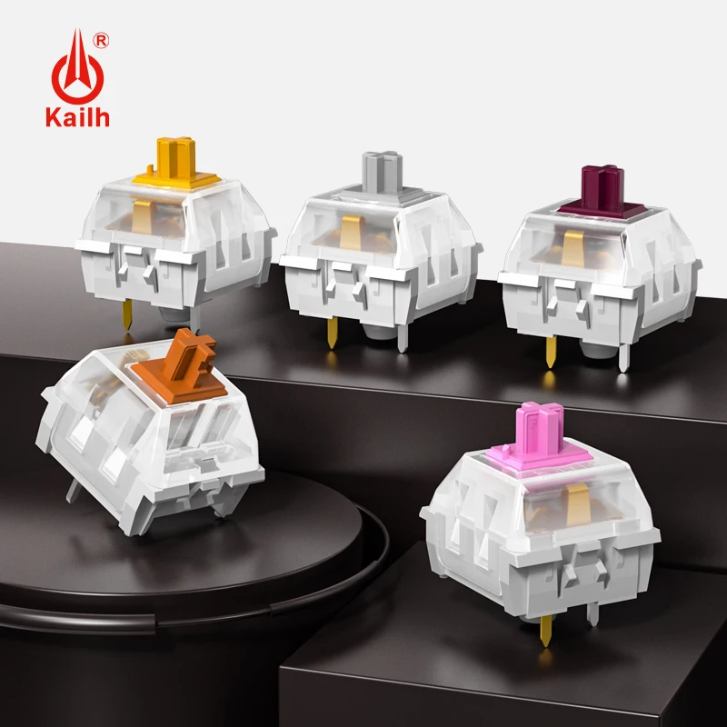 Kailh Speed Keyboard Switch Bronze Copper Gold Pink Thick Gold Silver RGB SMD for Mechanical Keyboard
