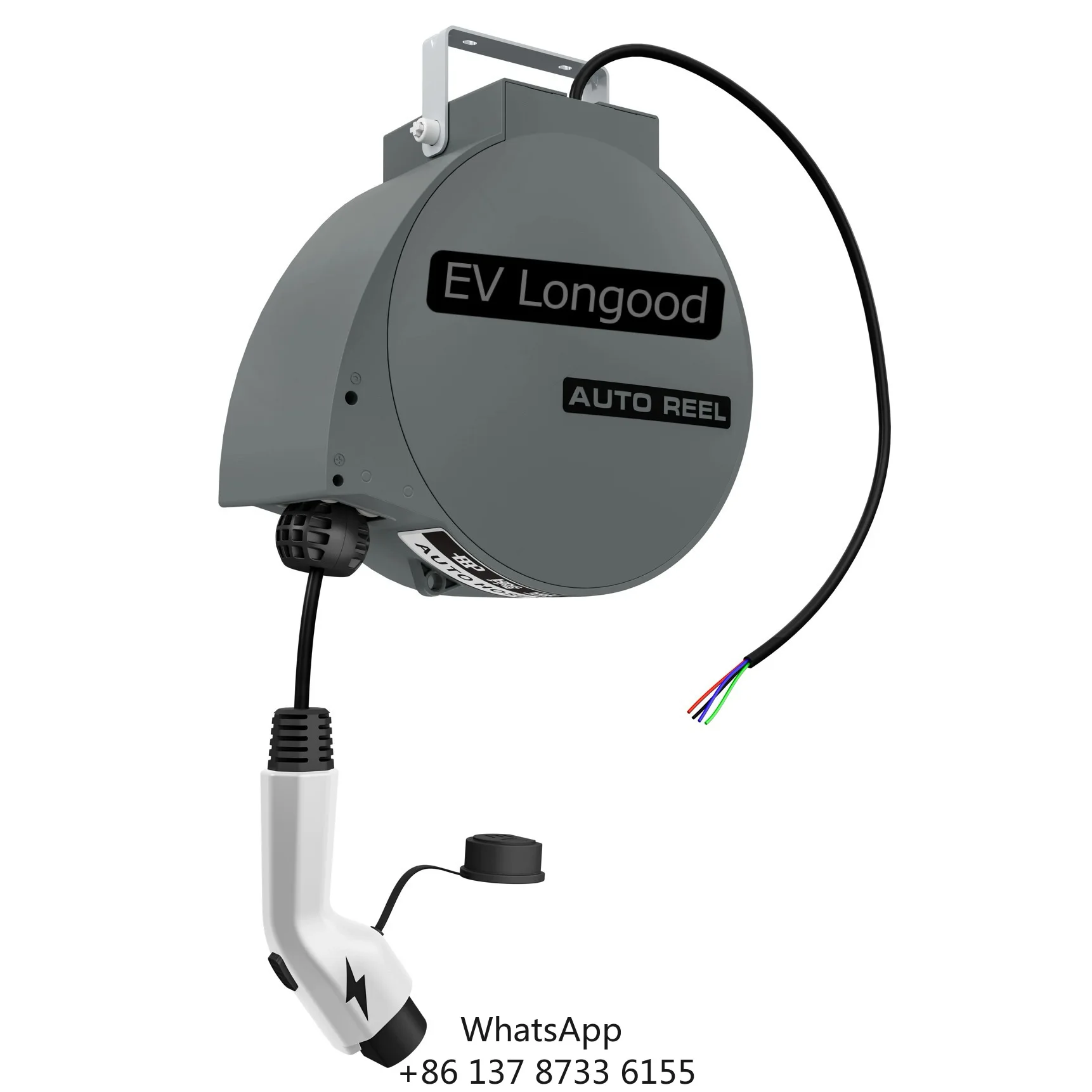 New Longood Automatic Retractable EV AC Charger Cable Reel One-fits-all For Home Charging New Energy Vehicle Charging OEM Cheap