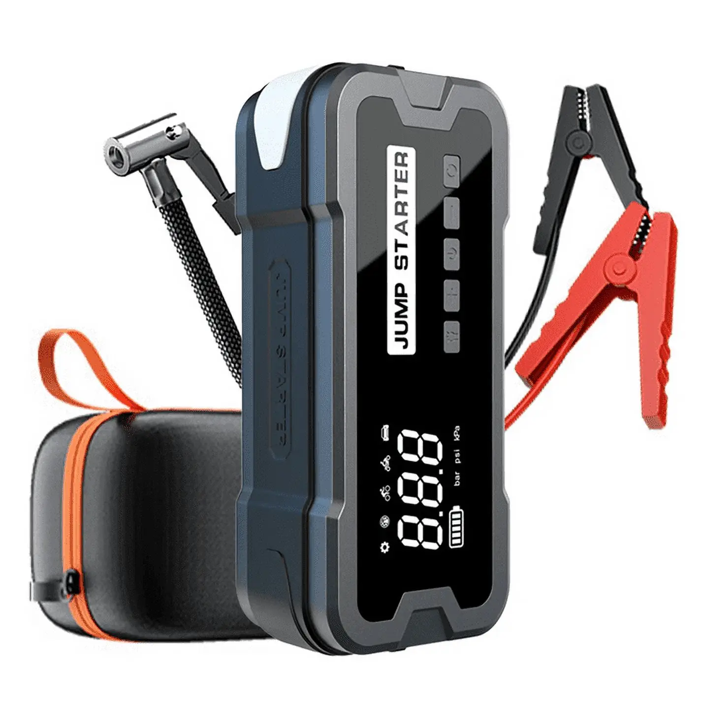 Portable 2026 High-Power 4000A Peak Jump Starter 4-in-1 Car Truck Motorcycle Battery Charger Electric Automatic Engine Starter