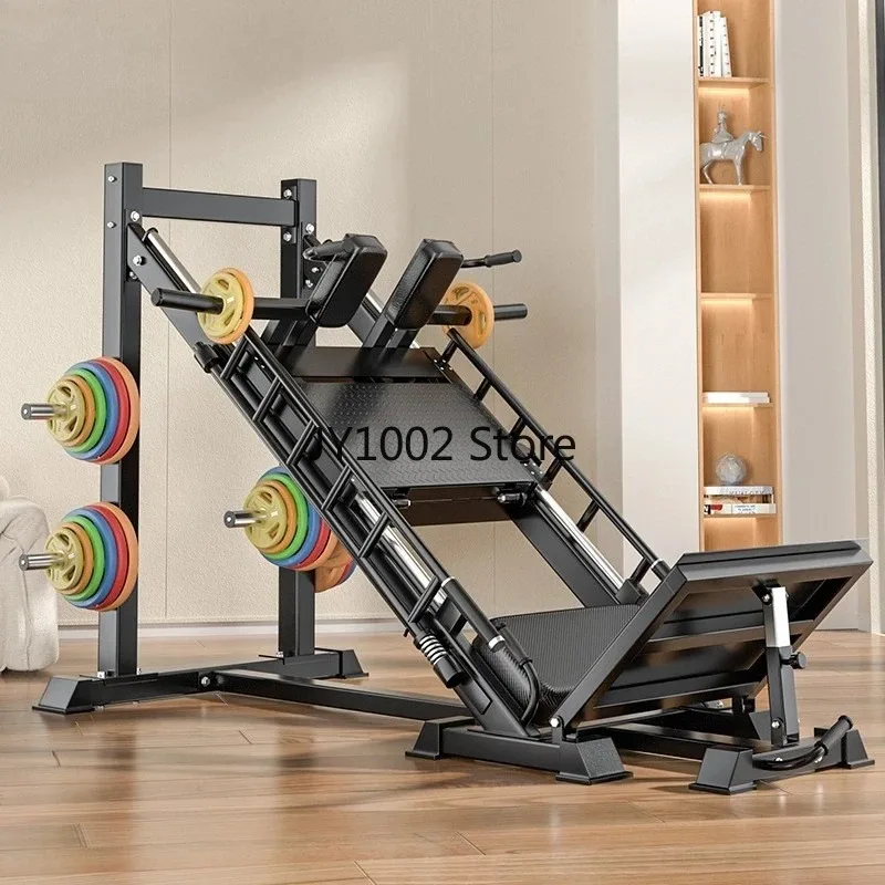 45 Degree Inverted Reverse Pedal Leg Press Hack Squat Combo Machine for Home Gym Fitness Strength Training Equipment
