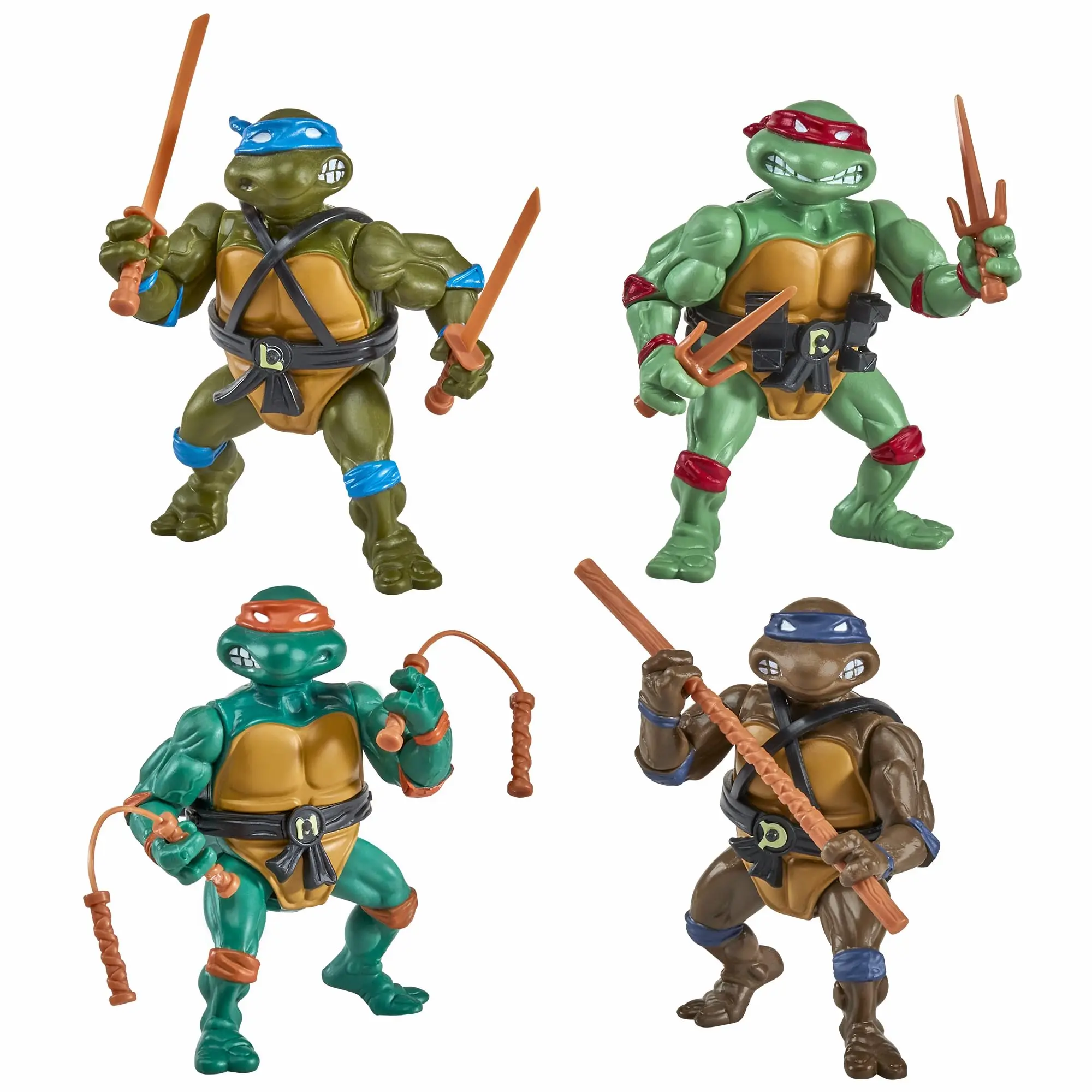 TMNT Teenage Mutant Ninja Turtles Leonardo Raphael Donatello Michelangelo Action Figure Collectible Model Toy