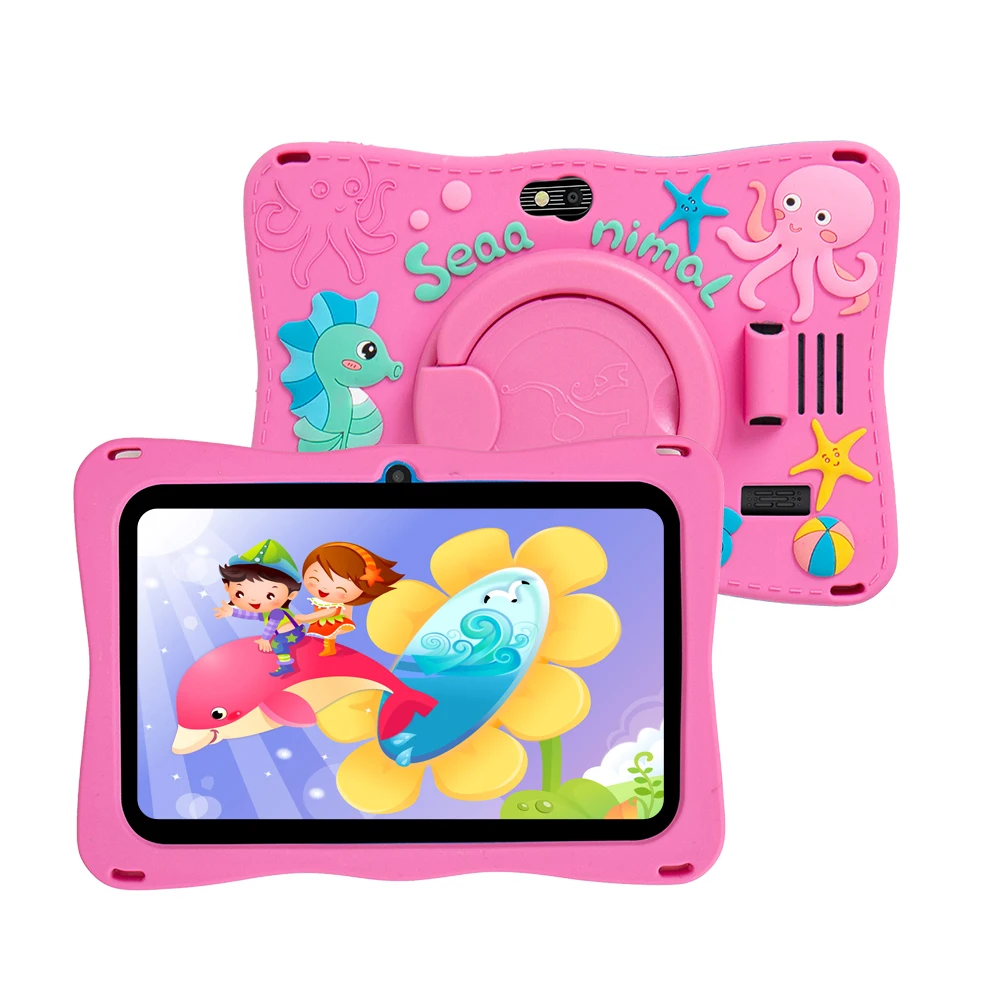 New Kids Tablet 7 Inch Quad Core Android 4GB/64GB Google Play WiFi Bluetooth Cheap and Simple Children's Favorite Gift Tablet Pc