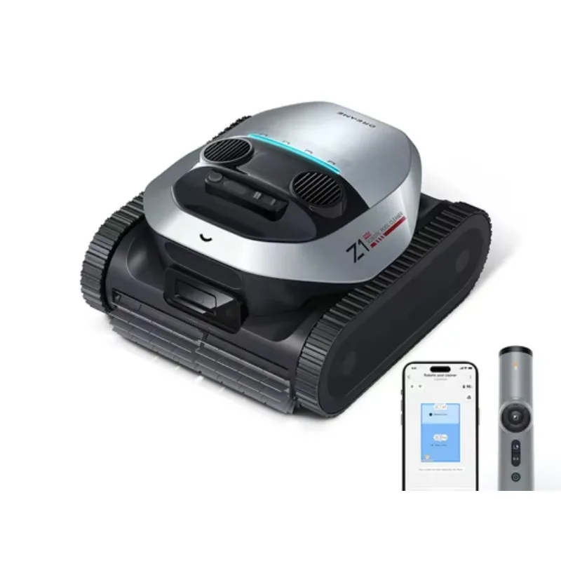 Wall Mounted Automatic Robotic Vacuum Cleaner Smart Control Cordless Efficient Cleaning Tool for Swimming Pool Related Pool