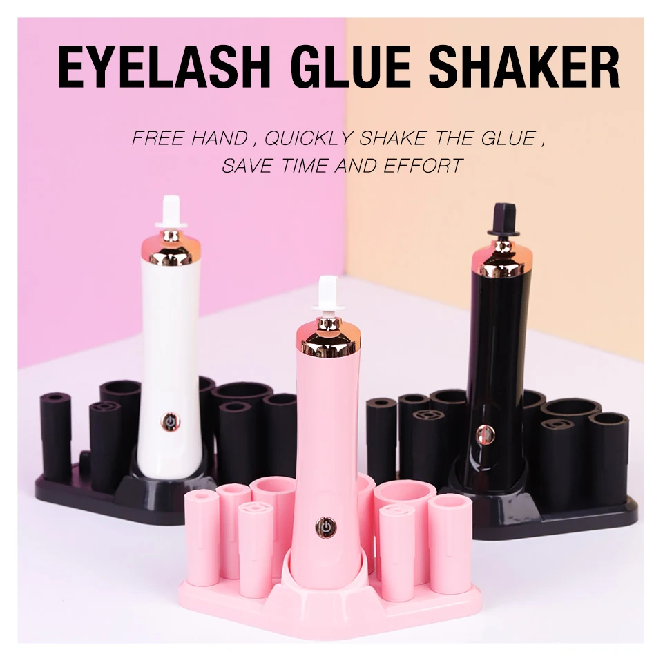 Usb Recharge Eyelash Glue Shaker Electric Wake-Up Device Waterproof for Nail Polish Tattoo Ink Pigment Liquid Shaking Machine