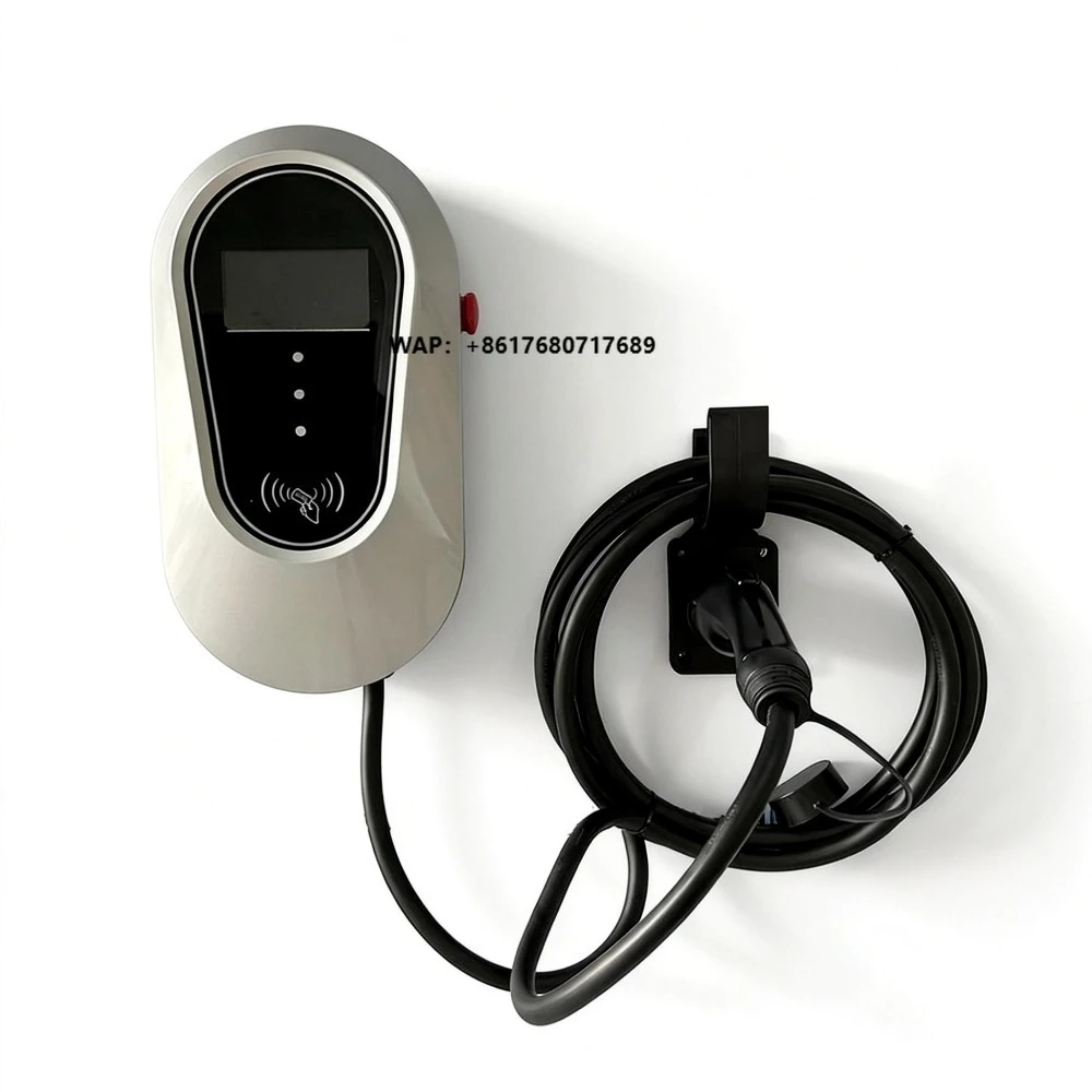 New Premium Stable IP54 21Kw Ac Type 2 Ev Wall Charger 3 Phase 380V-480V for Home Use and New Energy Car Charging Station