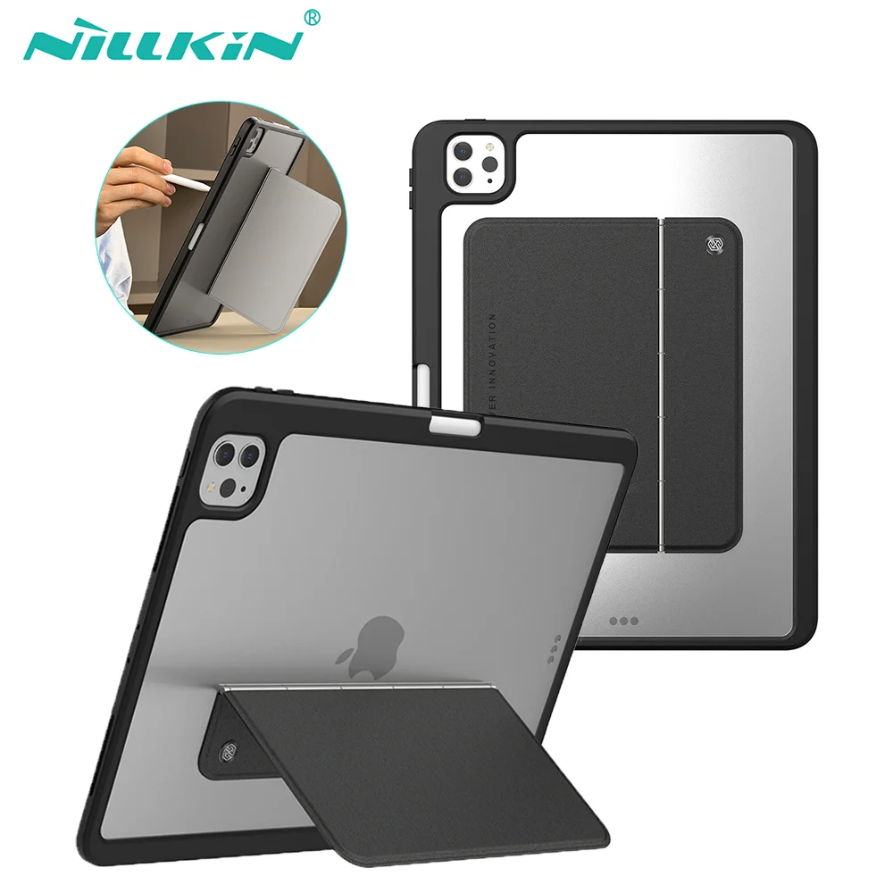 iPad Tablet Stand NIllkin For 9.7-11 inth Portable Tablets Stand Premium Leather Adjustable Base