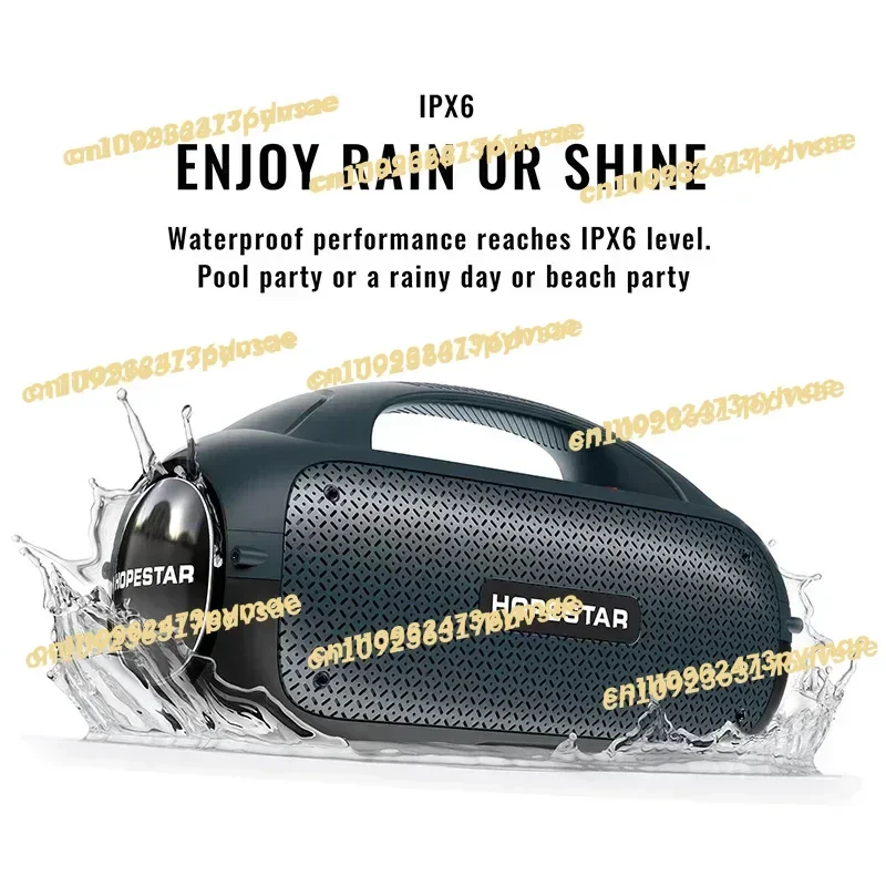NEW Hot Selling Multifunctional 80W IPX6 Wireless Speaker Outdoor Subwoofer Waterproof Party High Power Portable With Microphone