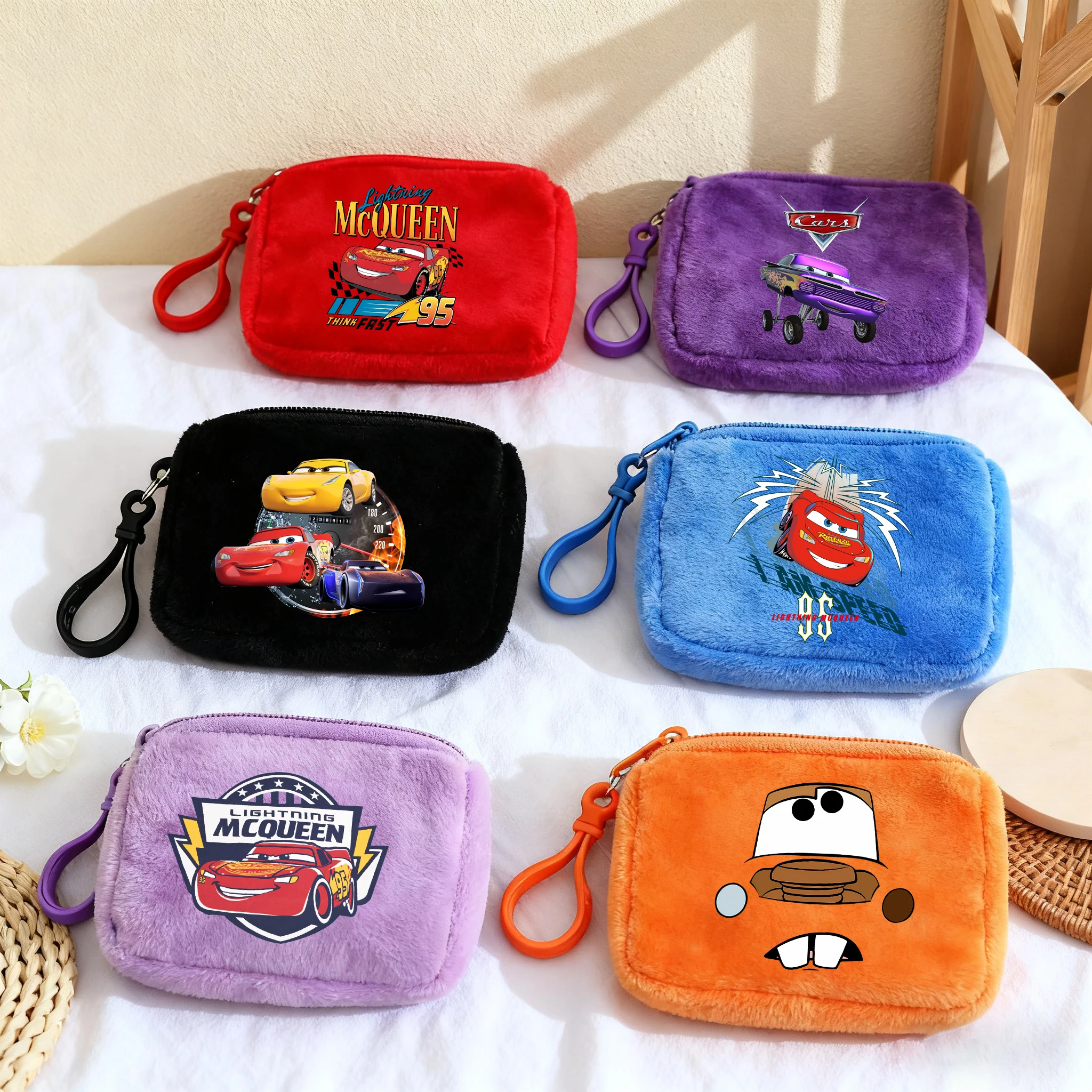 Coin Purse women men Cute Anime Car Movie Print Wallet Man Key Card Mini Bag Boy Girl Party Game Gift 2026
