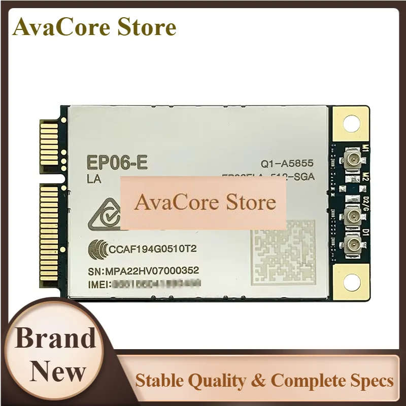 AvaCoreMini PICE To USB Adpater With EP06-E LTE Advanced Cat6 Module Industrial 4G Router Openwrt Mikrotik Gateway Tablet PC