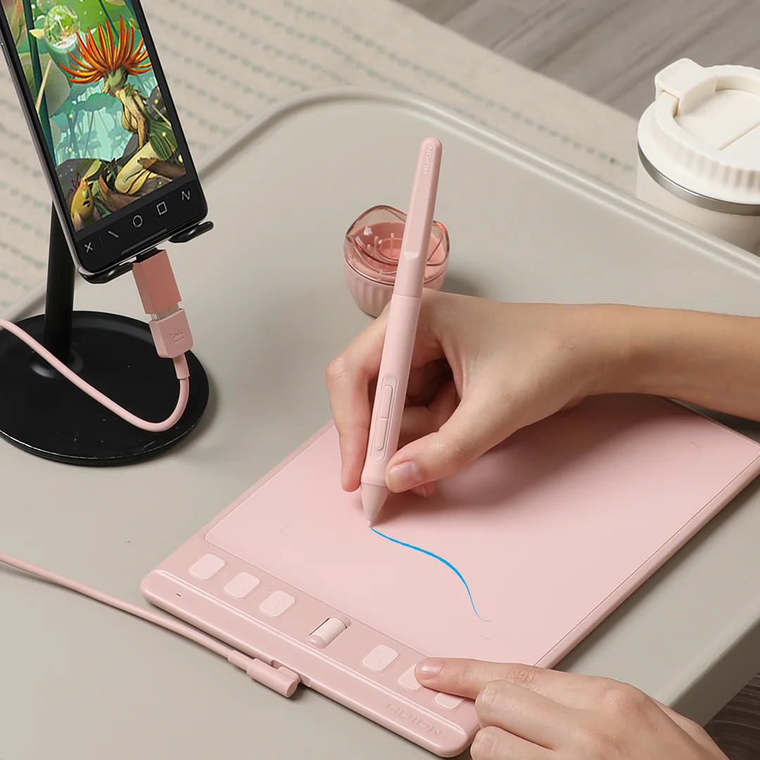 Pc Digital Design Graphic USB Writing Signature Pad Draw Pen Tablet with Stylus Pen Touch
