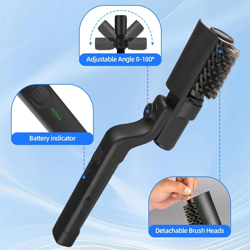 Kitchen Brush BBQ Accessories Bbq  Rechargeable Electric Grill  Electric Grill  Bbq  Cleaning Paving
