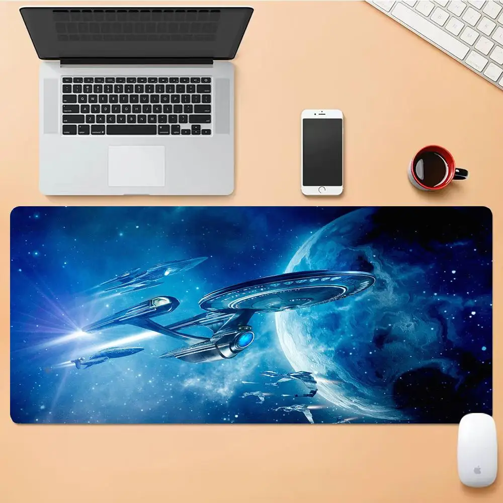 Star Trek Mouse Pad Desk Mouse Pad HD Desk Pad Extended Gaming Keyboard Mat Large XXL Gamer Mouse Pad 90x40