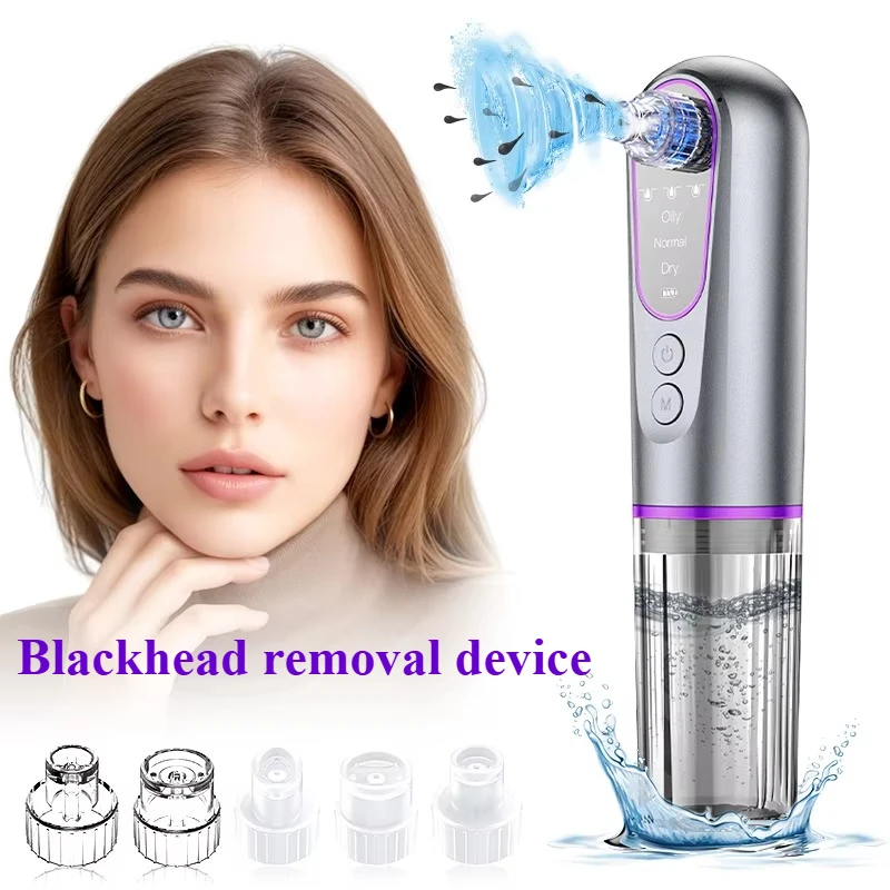 Electric Facial Vacuum Cleaner Professional 6 Suction Heads   and Blackhead Extractor for All Skin Types skin care