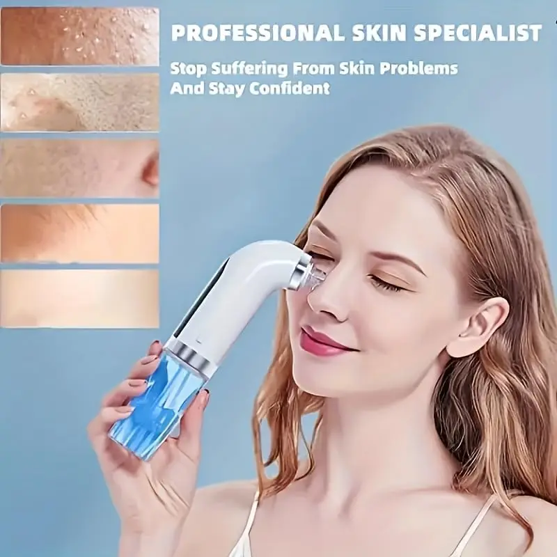 Blackhead Remover Pore Vacuum Cleaner Electric Micro Small Bubble Facial Cleasing Machine USB Rechargeable Beauty Device