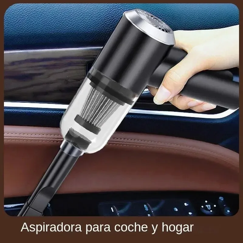 LYY  Wireless Car Vacuum Cleaner USB Charging 1200mAh Portable Cleaning Appliance Mini Wet and Dry Vacuum Cleaner Household
