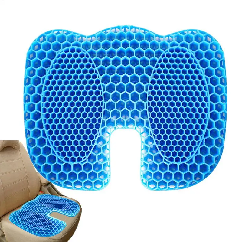 Car Gel Cushion Breathable Ergonomic Butt Pillow Absorbs Pressure Points Cushion Car Accessories For Comfortable Driving
