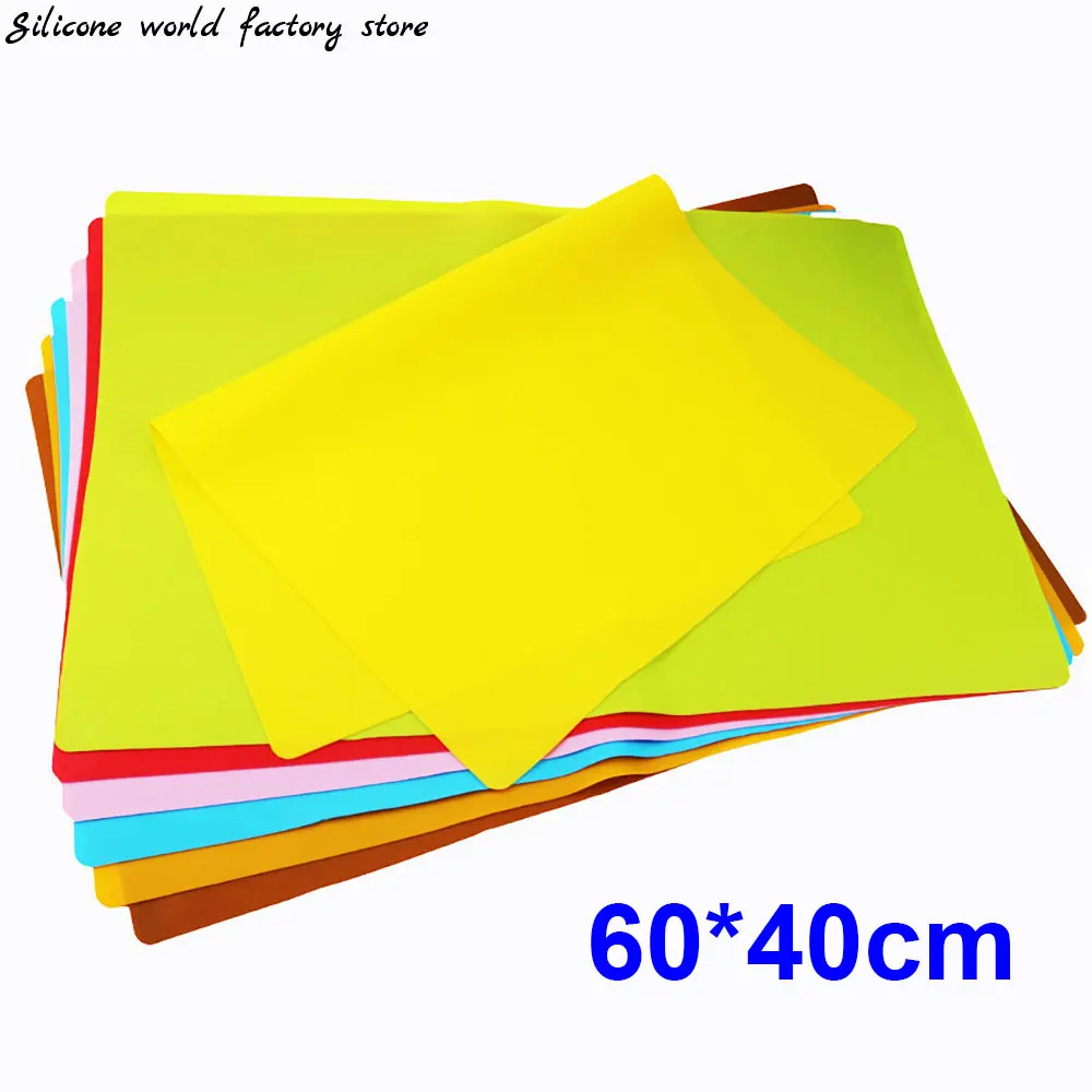 Silicone World Silicone Table Mat Waterproof Placemat Mats Anti-skid Kneading Dough Baking Mat Cooking Baking Pads Kitchen Tools