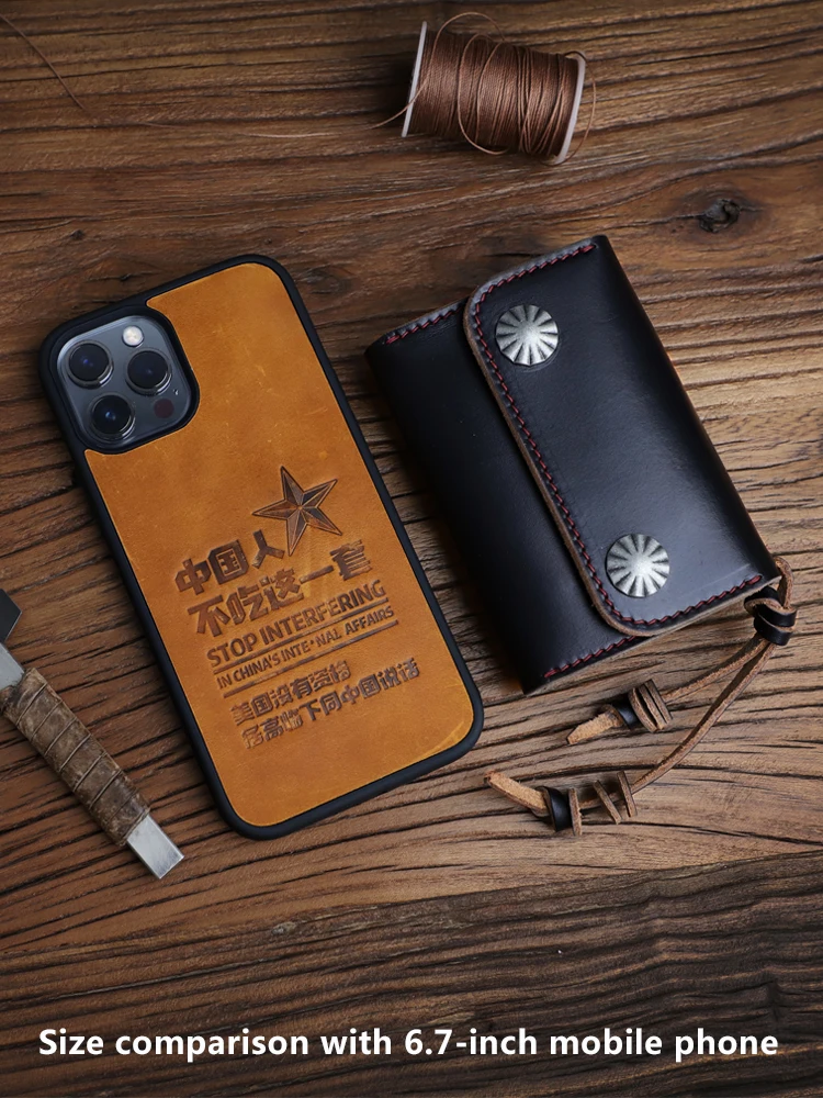 Handmade Genuine Leather Card Wallet HORWEEN Chromexcel Leather Card Holder Coin Purse Small Mini Money Bag Card Slot Case
