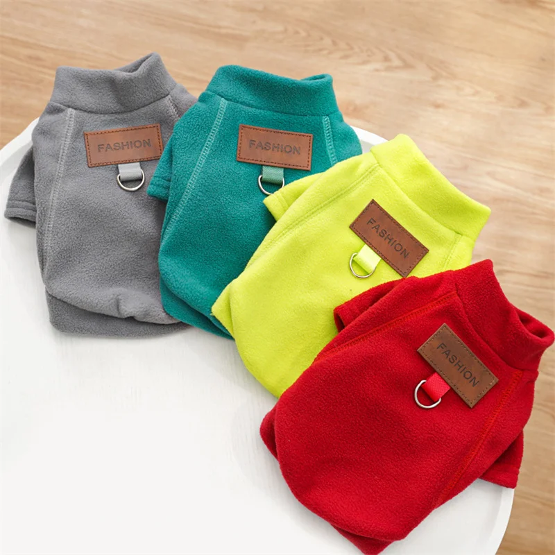 Warm Pet Dog Hoodies Coat Winter Fleece Sweatshirt Costume Dog Clothes For Small Large Dogs Dachshund Puppy Hoodie Jacket XS-4XL