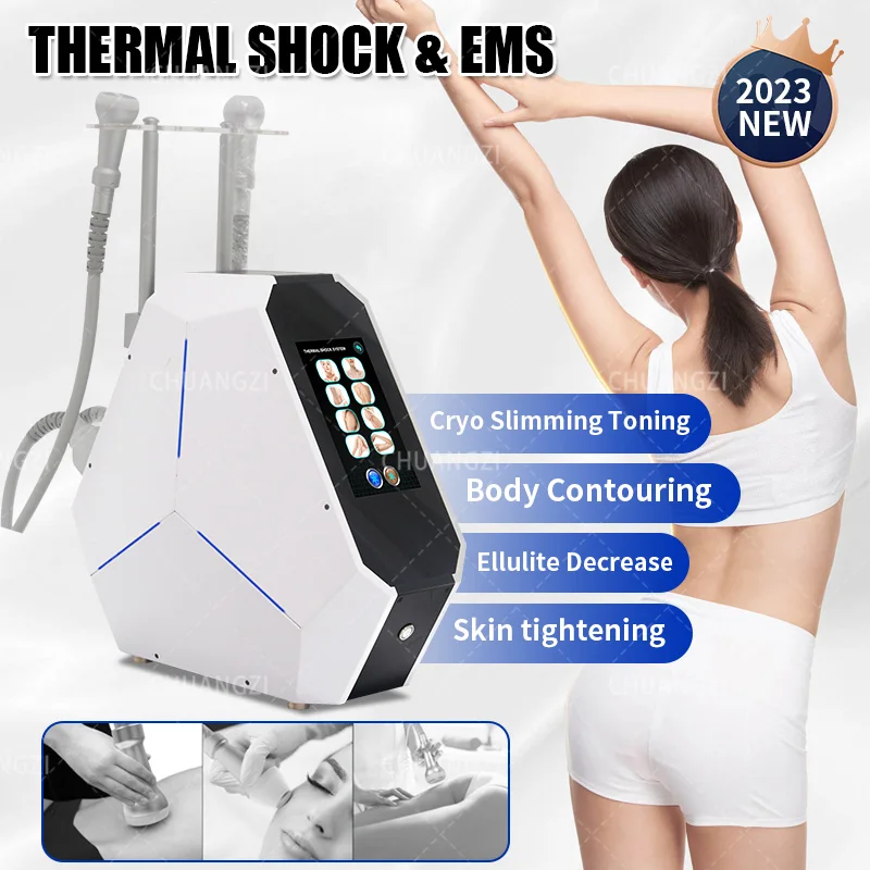 Portable Cryo T Shock Slimming Machine Face Body Cryo Skin Cooling Device Professional T Shock Skin Cool
