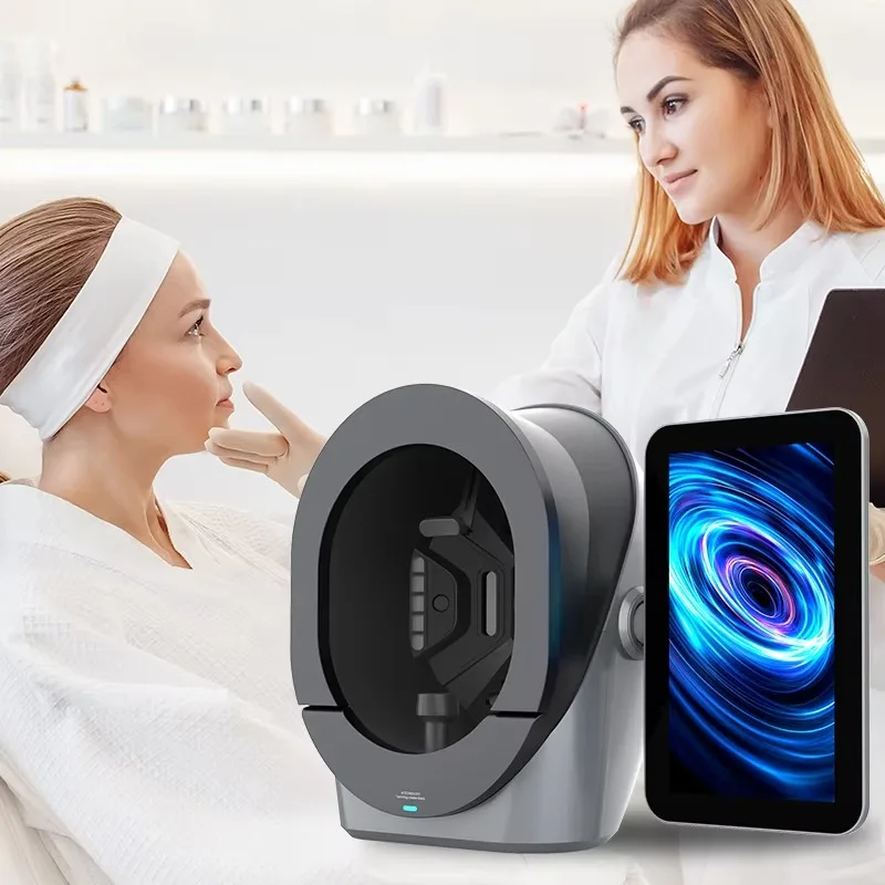 3D Skin Analysis Machine AI Intelligent Skin Analyzer Facial Scanner Professional Skin Detector Moisture Pores Tester