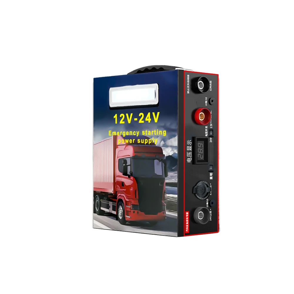 12V 24V Mini Manufacturer Portable Car Battery Charger Power Bank Jump Starters  Amp Car Battery Jump Starter 4 in 1