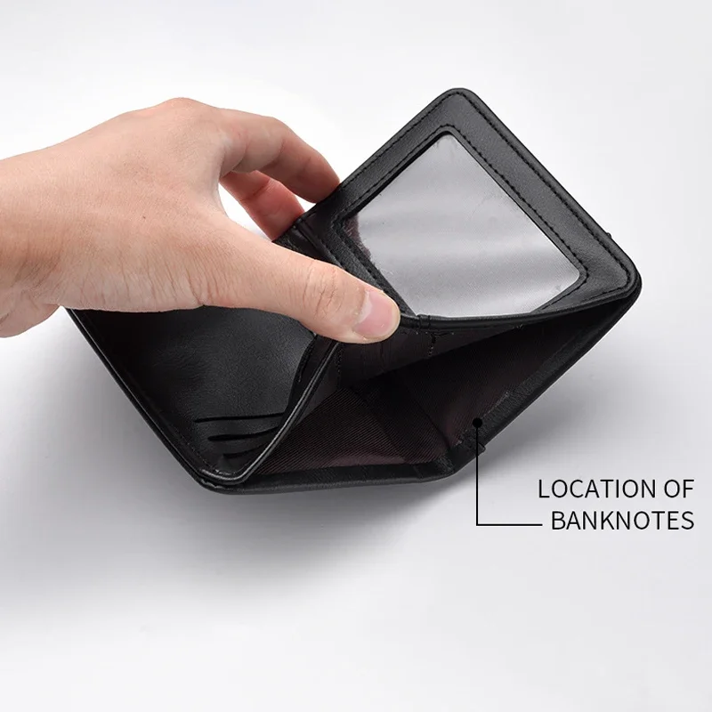 Mini Leather Car Document Wallet Credit Card Holder For BYD Sealion 7 Atto 3 Seal Dolphin Song Plus Car Accessories