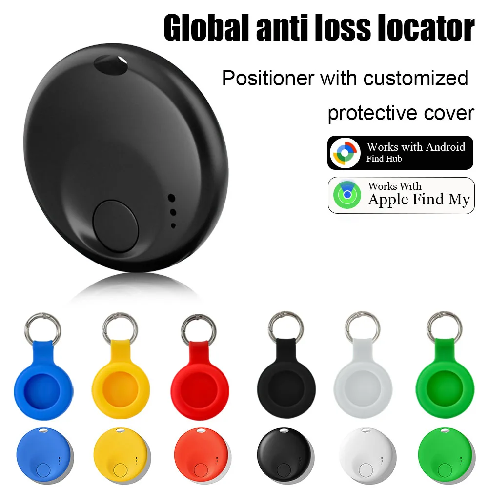 Mini Anti-loss Tracker Work with Android iOS System Air Tag Finder Locator Smart Tag Car Bag Key Wallet Tracker