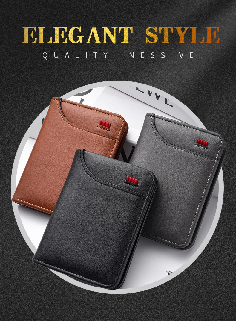 MG Exclusive PU Leather Mini Credit Card Purse Stylish Car Emblem Portable Wallet Daily Carry Card Storage Ornament