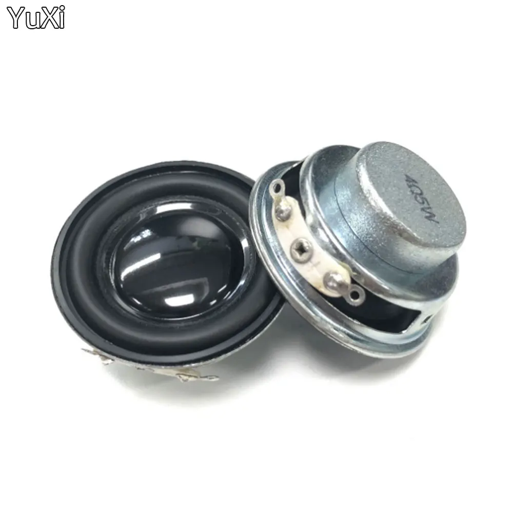 YUXI 1Pcs 40MM Mini Audio Portable Speakers 4 Ohms 5W 8 Ohms 5W Diameter 4CM Amplifier Rubber Gasket Loudspeaker Trumpet
