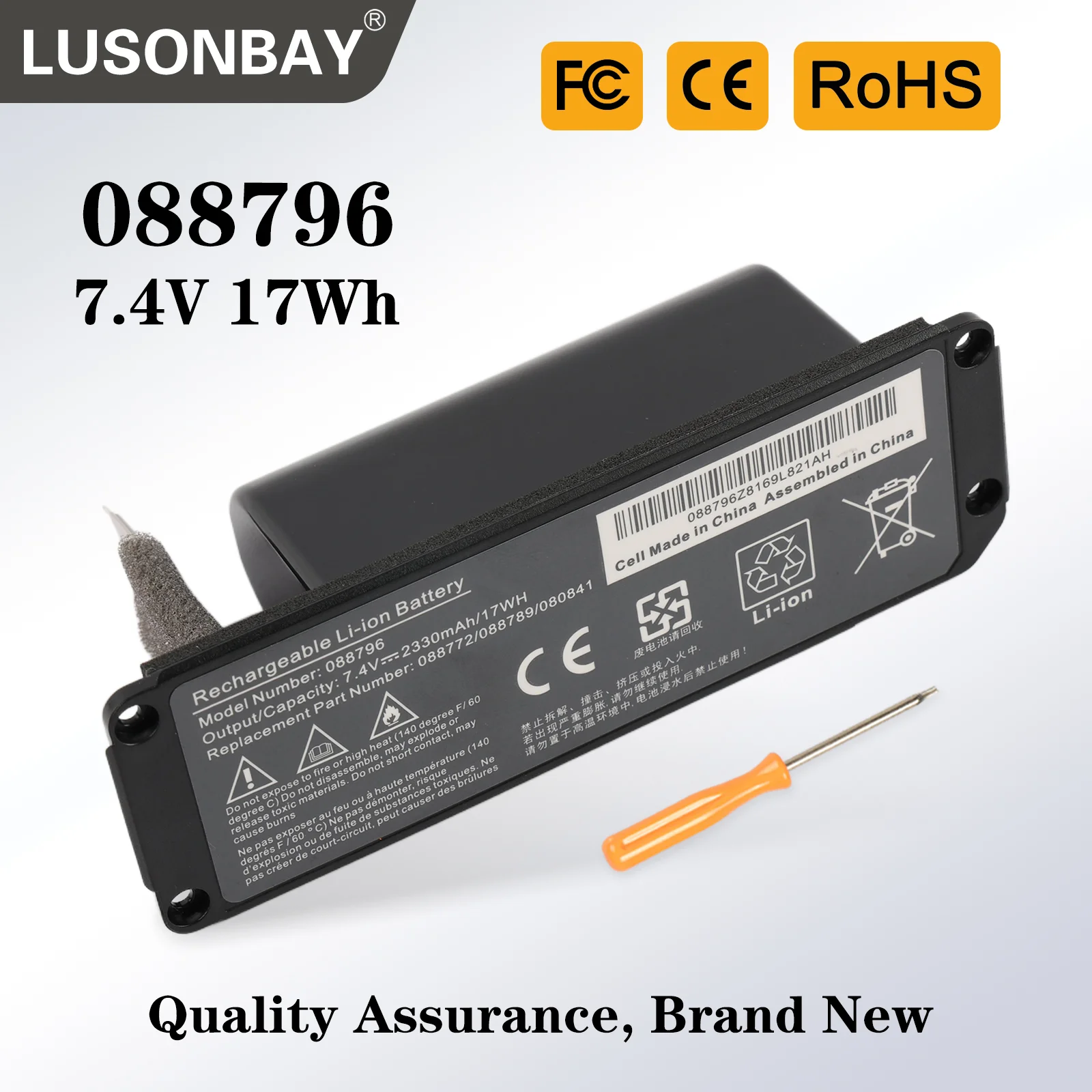 LUSONBAY 088796 088789 088772 080841 Bluetooth Speaker Wireless Speaker Battery For BOSE Soundlink Mini 2 7.4V 2600mAh/19.24WH