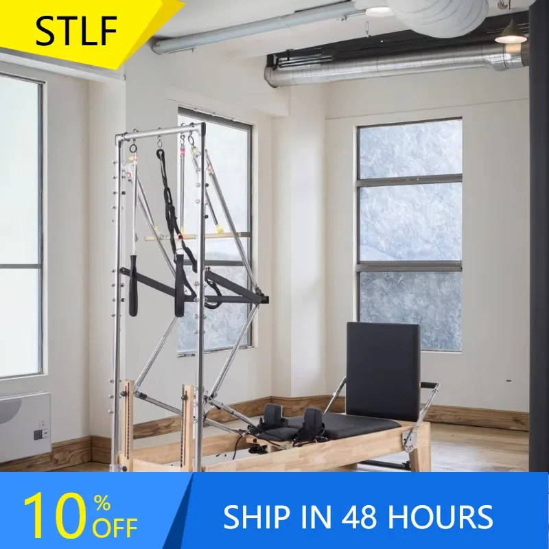 YTYIN DEREN Professional Pilates Reformers Set 5-piece Core Bed & Chair Durable Wood Construction