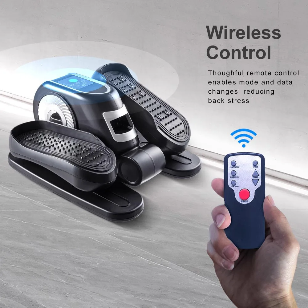 Electric Stepper Home Office Lazy Rehabilitation Training Elderly Fitness Equipment Mini Elliptical Sports Machine