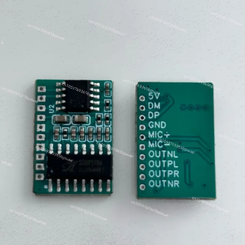Notebook USB Drive-free Sound Card Module, Built-in High-power Amplifier Can Be Connected To Mic. Support Dual Speaker Output