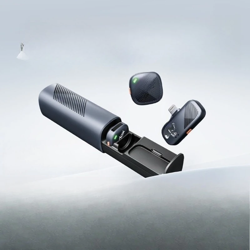 Cube mini magnetic microphone mobile phone live photography Douyin vlog recording noise reduction radio microphone