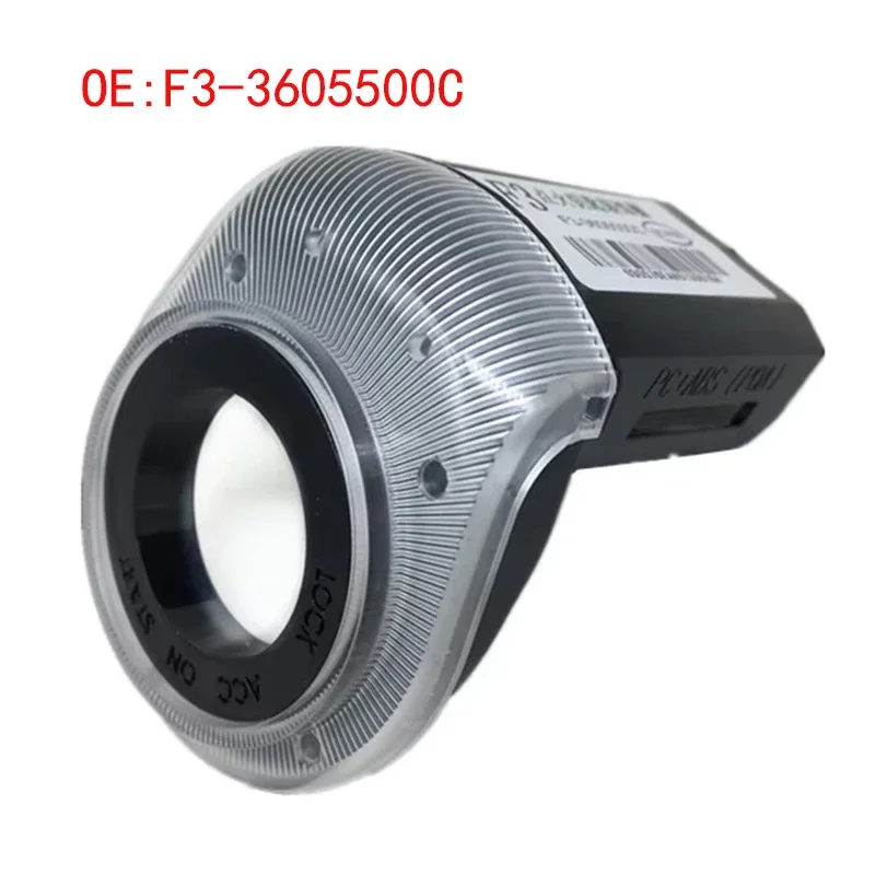 Ignition Switch Indicator Face Shield for BYD F3 F3R F3DM Ignition Key Decorative Trim Ring Reminder Light F3-3605500C