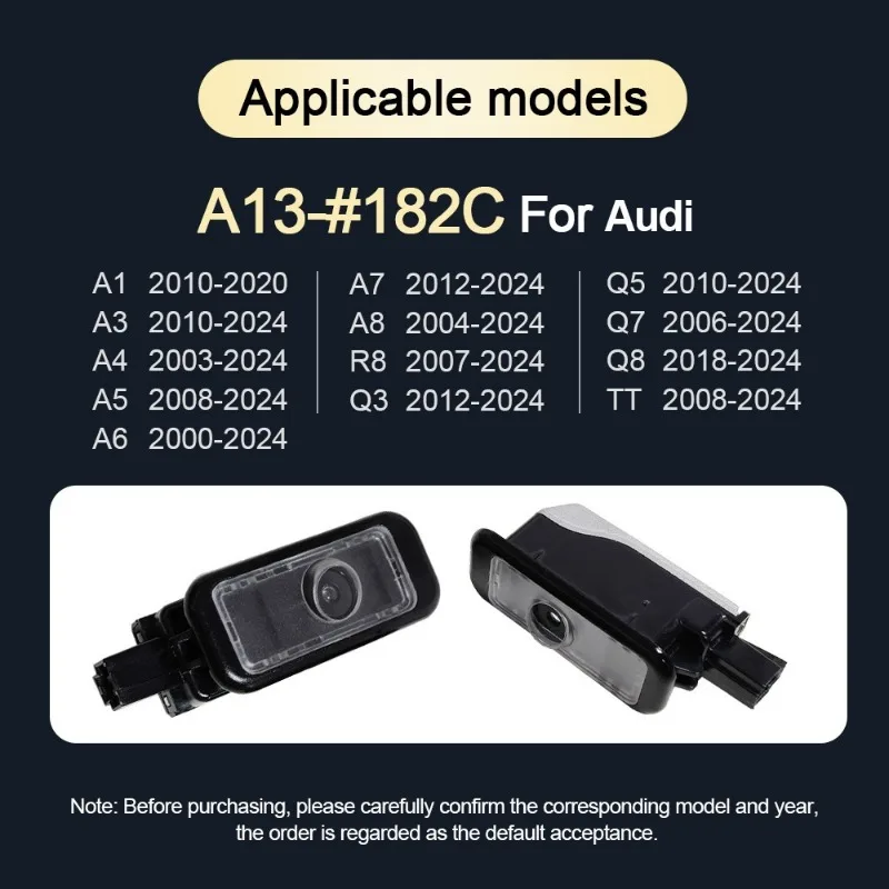 8YG947415 4 Ring LED Projection Door Light For Audi A3 A4 A5 Q3 Q2 Q5 A6 A7 S3 S5 S6 S7 8YG 947 415