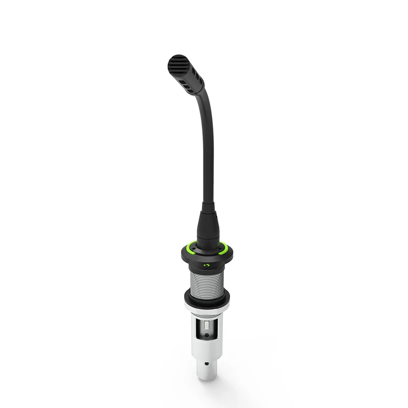 High Quality Wired Analog Embedded Gooseneck Boundary Mic for Audio Conference Systems in Conference Rooms