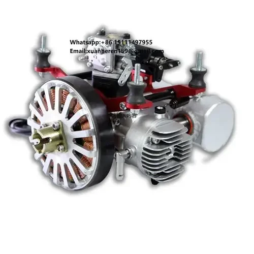 Wholesale Price DLE70HD Drone Engine 4.2kw Water-Cooled Hybrid Electricity Generator Gasline Engine Electric Kit