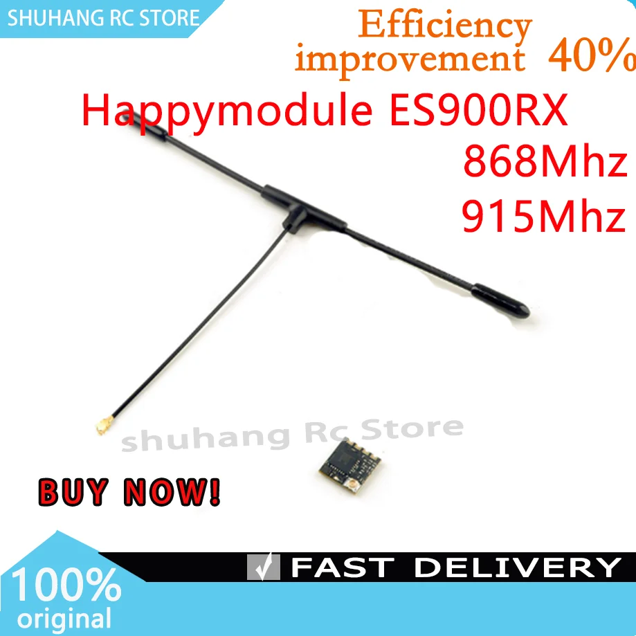 HappyModel ES900RX Receiver 915Mhz/868Mhz 5V Return Power 50mW Lightweight for RC Airplane FPV Long Range Drone DIY Parts