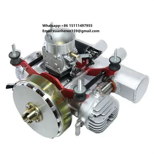 DLE128HD Drone Engine 7.4kw Water-Cooled Hybrid Electricity Generator Gasline Engine Electric Kit