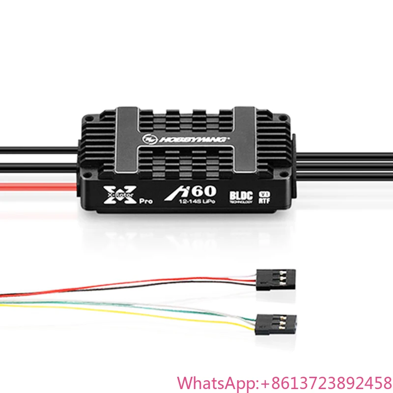 Hobbywing XRotor Pro 60A 14S BLDC/FOC VTOL H60 2in1High Voltage ESC VTOL Speed Controller Brushless Agriculture Plant UAV Drone